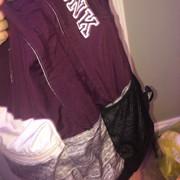 Pink Victoria’s Secret bookbag cleaned and nice?